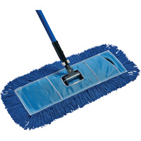 Vadrouille &agrave; &eacute;pousseter &eacute;conomique, Style &agrave; enfiler, Fil, 48" lo x 5" la Quali-T-Solutions