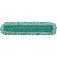 Tampon avec frange pour vadrouille &agrave; &eacute;pousseter Hygen, Style Boucles et crochets, Microfibre, 40" lo x 9" la Quali-T-Solutions