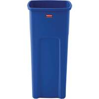 Conteneur de recyclage carr&eacute; Untouchable, Vrac, Plastique, 23 gal. US Quali-T-Solutions