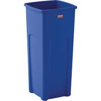 Conteneur de recyclage carr&eacute; Untouchable, Vrac, Plastique, 23 gal. US Quali-T-Solutions