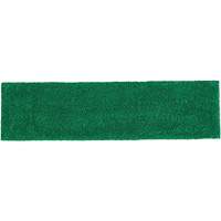 Adaptable Flat Mop Pad, Finishing, Microfibre, 5-1/2" x 19-1/2" Quali-T-Solutions