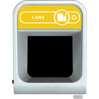 Conteneur pour d&eacute;chets de bidon Configure, Vrac/Bord de rue/De bureau, Acier, 23 gal. US Quali-T-Solutions
