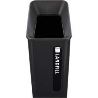 Bac d'ordures destin&eacute;s &agrave; l'enfouissement Sustain, Plastique/Acier, 15 gal. US Quali-T-Solutions