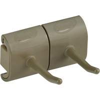 Double Hook Module for Hygienic Wall Bracket Quali-T-Solutions