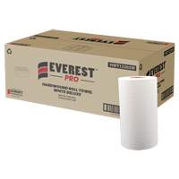 Essuie-mains en rouleaux blancs de luxe, 1 pli, D&eacute;rouler par le centre, 205' lo Quali-T-Solutions