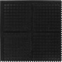 Hog Heaven III Comfort Modular Centre Tile, Corrugated, 3' x 3' x 3/4", Black, Nitrile Quali-T-Solutions