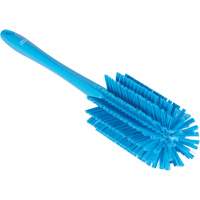 Medium Brush with Handle, Stiff Bristles, 17" Long, Blue Quali-T-Solutions