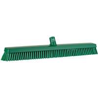 Balai-brosse robuste, Crins Fin/Ferme, 24", Vert Quali-T-Solutions