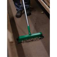 T&ecirc;te de balai-brosse, Crins Fin/Ferme, 16-1/2", Polyester/Polypropyl&egrave;ne, Vert Quali-T-Solutions