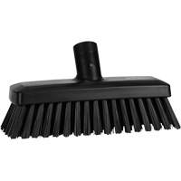 Balai compact pour murs et terrasses, Crins Ferme, 8-9/10", Polyester/Polypropyl&egrave;ne, Noir Quali-T-Solutions