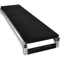 Trousse de plateforme de travail modulaire en aluminium lisse FOUNDATION, 18" la x 72" pr, Capacit&eacute; de 400 lb, Enti&egrave;rement soud&eacute; Quali-T-Solutions