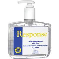 Gel d&eacute;sinfectant pour les mains &agrave; l'alo&egrave;s Response, 250 ml, Bouteille &agrave; pompe, 70 % alcool Quali-T-Solutions