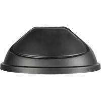 Couvercle pour poubelle demi-ronde, Couvercle demi-rond, Poly&eacute;thyl&egrave;ne Quali-T-Solutions