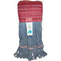 Wide-Band Mop Head, Antimicrobial/Floor Finishing/Specialty, Cotton/Rayon/Synthetic, Loop Style Quali-T-Solutions
