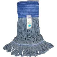 Wide-Band Mop Head, Antimicrobial/Floor Finishing/Specialty, Cotton/Rayon/Synthetic, Loop Style Quali-T-Solutions