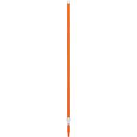 Manche, Balai/Brosse/Vadrouille &agrave; &eacute;pousseter/Support &agrave; tampon/Grattoir/Raclette/Vadrouille humide, Orange, T&eacute;lescopique, 62" - 109-2/5" lo Quali-T-Solutions