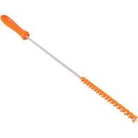 Tube Brush, Stiff Bristles, 19-7/10" Long, Orange Quali-T-Solutions
