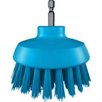 HyDrive Round Drill Brush, Extra Stiff Bristles, 3-1/10" Long, Blue Quali-T-Solutions
