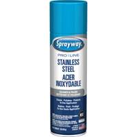 Nettoyant & polis pour acier inoxydable Pro Line, 15 oz, Canette a&eacute;rosol Quali-T-Solutions