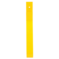 Poteau de garde-corps, Acier, 10-3/4" lo x 24" h, Jaune Quali-T-Solutions