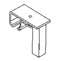Support de rail &agrave; roulement pour quincaillerie de support au plancher Quali-T-Solutions