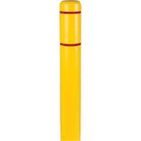 Capuchons en polyethylene pour borne de protection, 6-5/8" dia. x 52" l, Jaune Quali-T-Solutions