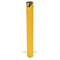 Bornes &agrave; couler, Acier, 36-1/2" h x 5-9/16" la, Jaune Quali-T-Solutions