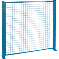 Perimeter Guards - Mesh Style, 4' H x 4' W, Blue Quali-T-Solutions
