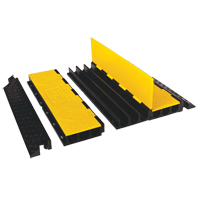 Ensemble de protection de c&acirc;bles Yellow Jacket, 3 canaux, 36" lo x 18,5" la x 3" h Quali-T-Solutions
