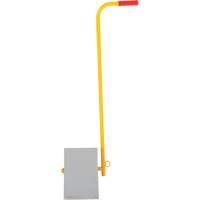Cale de roues en aluminium avec poign&eacute;e, 7" la x 11-7/8" p x 7-11/16" h Quali-T-Solutions