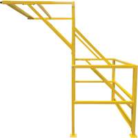 Barri&egrave;re de s&eacute;curit&eacute; pour mezzanine, 70" lo x 77" ha, 78" &eacute;lev&eacute;e, Jaune Quali-T-Solutions
