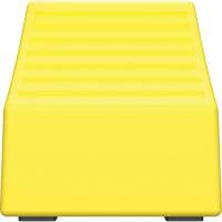 Cale de roue ultra-robuste pour l'exploitation mini&egrave;re Checkers Safety, PEHD, Jaune, 14-1/2" la x 17-1/2" p x 16" h Quali-T-Solutions