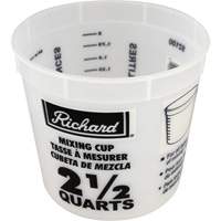 Tasse de m&eacute;lange en plastique Quali-T-Solutions