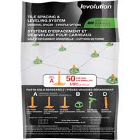 Cales d'espacement universelles Miracle Sealants Levolution Quali-T-Solutions