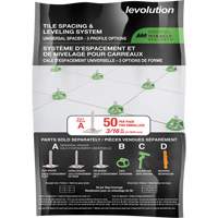 Cales d'espacement universelles Miracle Sealants Levolution Quali-T-Solutions