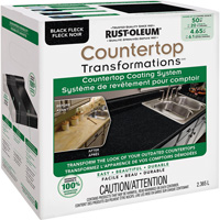 Syst&egrave;me de rev&ecirc;tement mouchet&eacute; pour comptoir Countertop Transformations, 2,37 L, Trousse, Tache noire Quali-T-Solutions