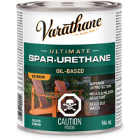 Rev&ecirc;tement &agrave; fini diamant pour bois Varathane, 946 ml, Transparent, Brillant Quali-T-Solutions