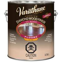 Enduit pour plancher &agrave; fini diamant pour bois Varathane, 3,78 L, Transparent, Brillant Quali-T-Solutions