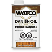 Huile danoise Watco, 947 ml, Noyer fonc&eacute;, Transparent Quali-T-Solutions