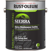 Sierra Performance S60 Maintenance Coating Base Component, 1 gal., Water-Based, Gloss, Red Quali-T-Solutions