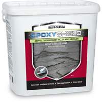 Mat&eacute;riau de remplissage de d&eacute;pression et de nivellement pour asphalte EpoxyShield, Seau, Noir Quali-T-Solutions