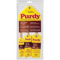 Assortiment de pinceaux XL, Poly/nylon, Manche Bois Quali-T-Solutions