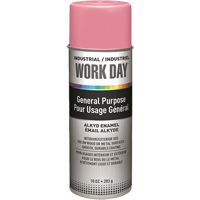 Peinture industrielle Work Day, Rose, Brillant, 10 oz, Canette a&eacute;rosol Quali-T-Solutions