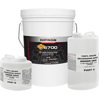 &eacute;poxy d&eacute;coratif 100 % de solides 6700, 3 gal., &eacute;poxy, Tr&egrave;s brillant, Gris Quali-T-Solutions