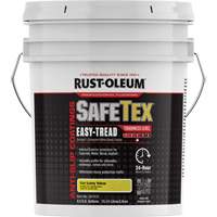 Rev&ecirc;tement d'acrylique SafeTex Easy-Tread, 4 gal., &agrave; l'eau, Plat/Textur&eacute;, Jaune Quali-T-Solutions