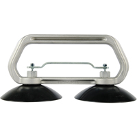 Appareils &agrave; ventouses - Ventouse double industrielle, 75 lb Capacit&eacute;, 5", Barre &agrave; tirer, 10" Longueur de la manche Quali-T-Solutions