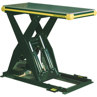 Hydraulic Backsaver Scissor Lift Table, Steel, 24" W x 48" L, 4000 lbs. Capacity Quali-T-Solutions
