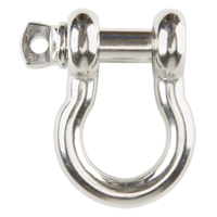 Manille d'ancrage &agrave; vis, 7/16", Cheville &agrave; vis, Acier inoxydable Quali-T-Solutions