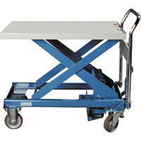 Table &eacute;l&eacute;vatrice &agrave; ciseaux Dandy Lift, 28" lo x 17-7/10" la, Acier, Capacit&eacute; 330 lb Quali-T-Solutions