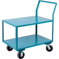 Chariots surbaiss&eacute;s robustes, 2 niveaux, 18" la x 30" p x 41" h, 2400 lb Cap Quali-T-Solutions